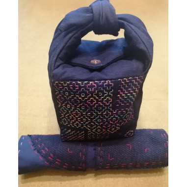 Сумка для посуду та килимок в японському стилі Сумка для посуду та килимок в японському стилі