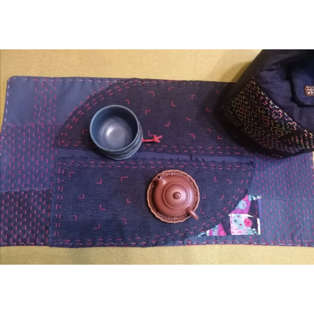 Сумка для посуду та килимок в японському стилі Сумка для посуду та килимок в японському стилі