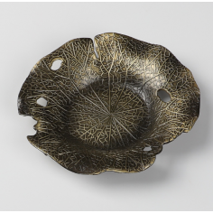 Підставка під чашу "Осінній лист лотоса" (колір бронзи) 2