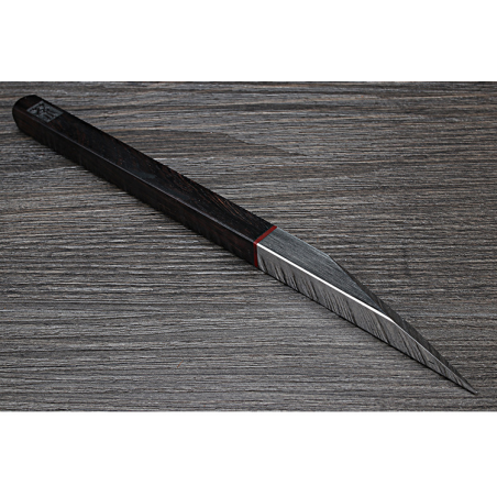 Нож для пуэра из стали с ручкой из черного дерева