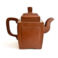 Квадратний чайник із ісинської глини, 420 мл