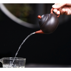 "Водяний Рівень" - двоколірний чайник з ісинської глини 2