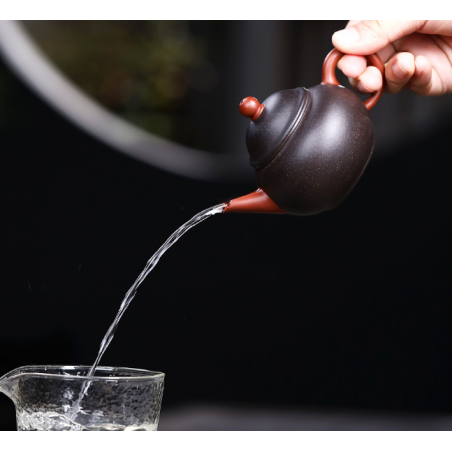 "Водяний Рівень" - двоколірний чайник з ісинської глини