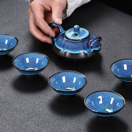 Хвиля - набір керамічного посуду в подарунковій коробці Хвиля - набір керамічного посуду в подарунковій коробці