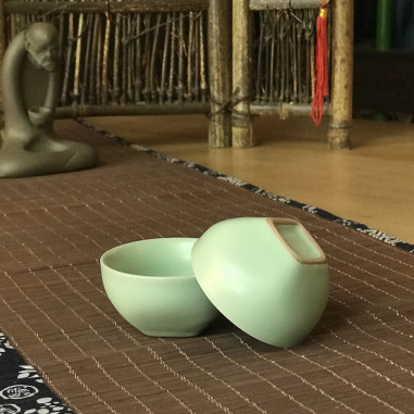 Зелена чаша з жуяо (набір "Спокій")