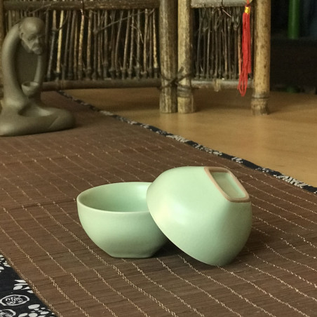 Зелена чаша з жуяо (набір "Спокій")
